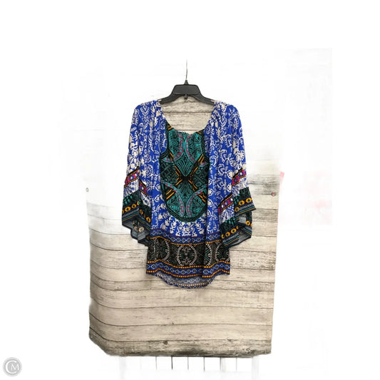 Top 2pc 3/4 Sleeve By Braeve In Multi-colored, Size: M