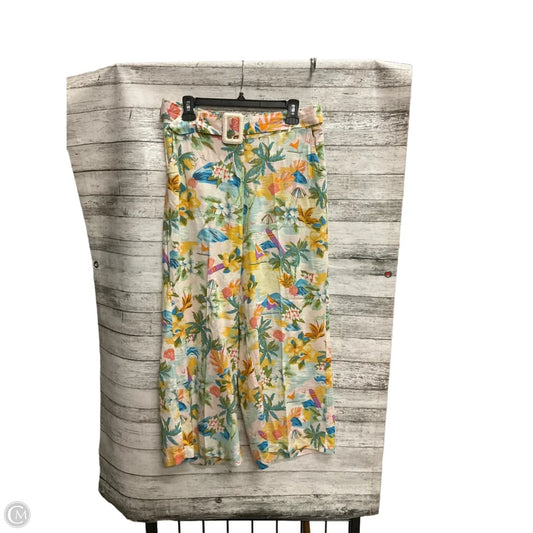 Pants Chinos & Khakis By C And C In Floral Print, Size: 10