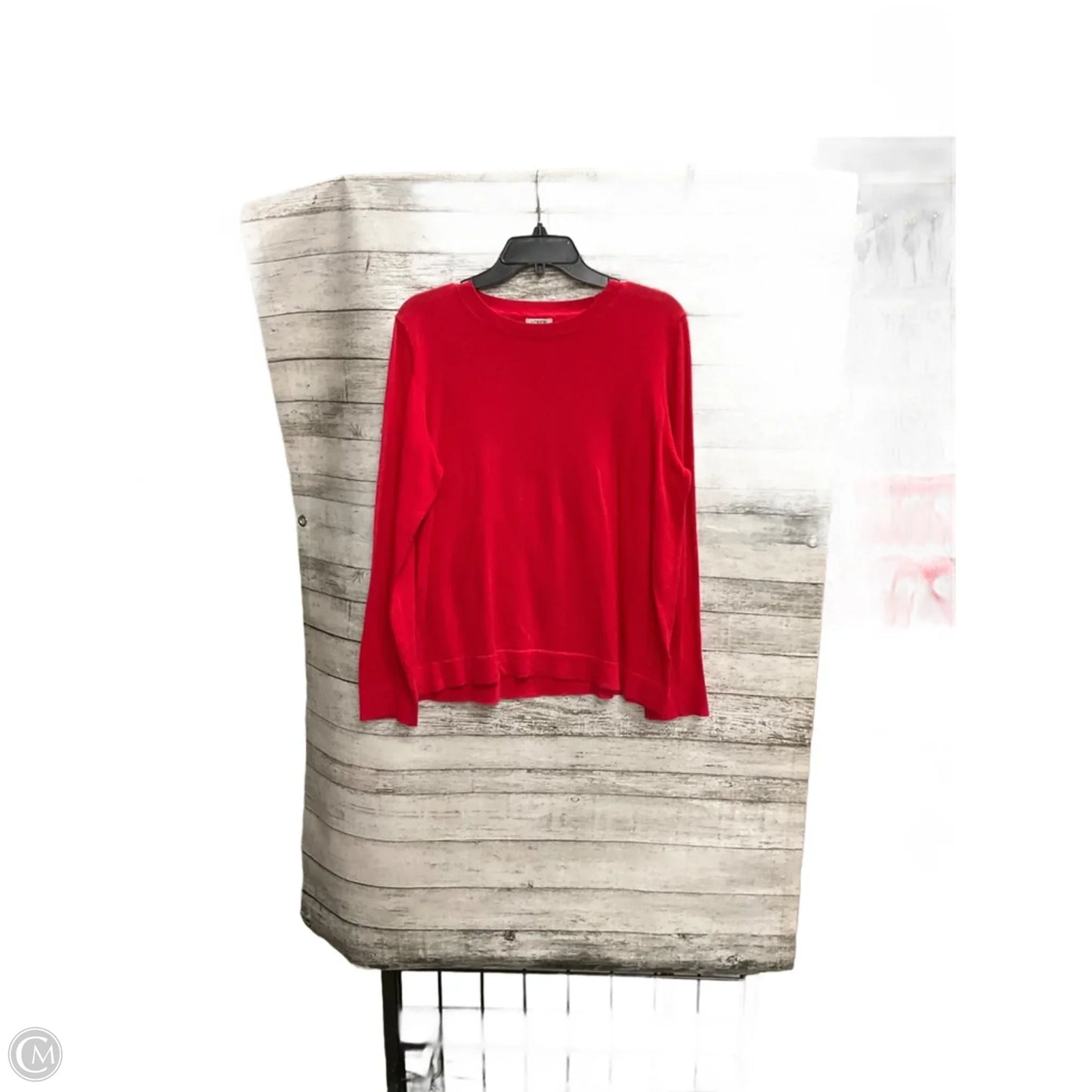 Top Long Sleeve By J. Crew In Red, Size: L