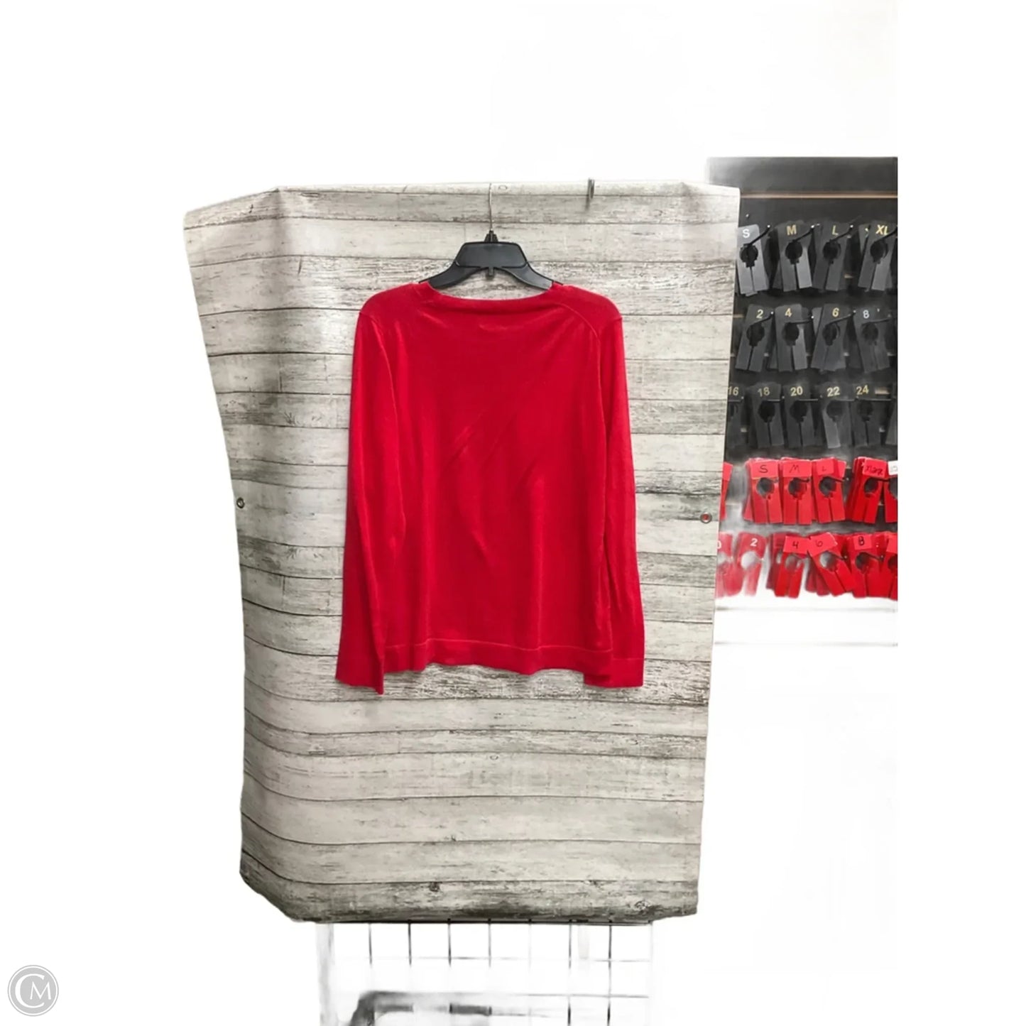 Top Long Sleeve By J. Crew In Red, Size: L