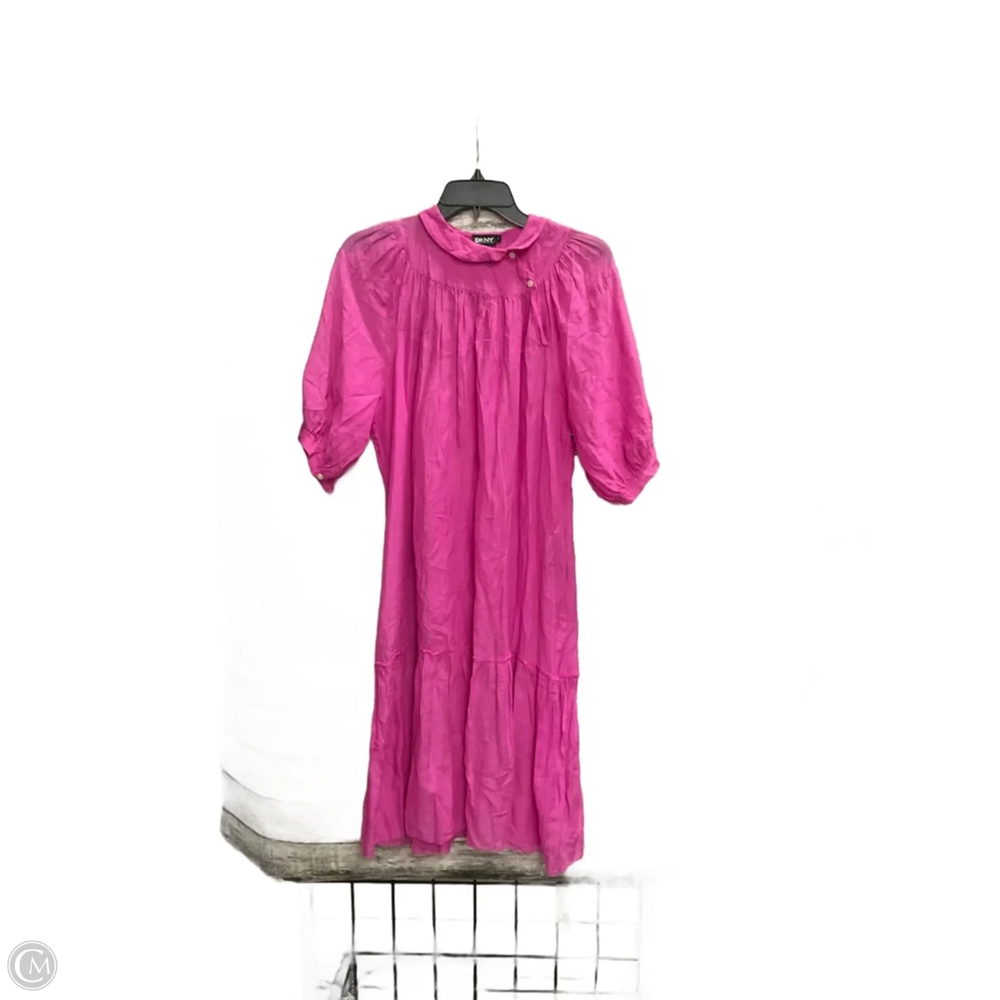 Dress Casual Midi By Dkny In Pink, Size: S