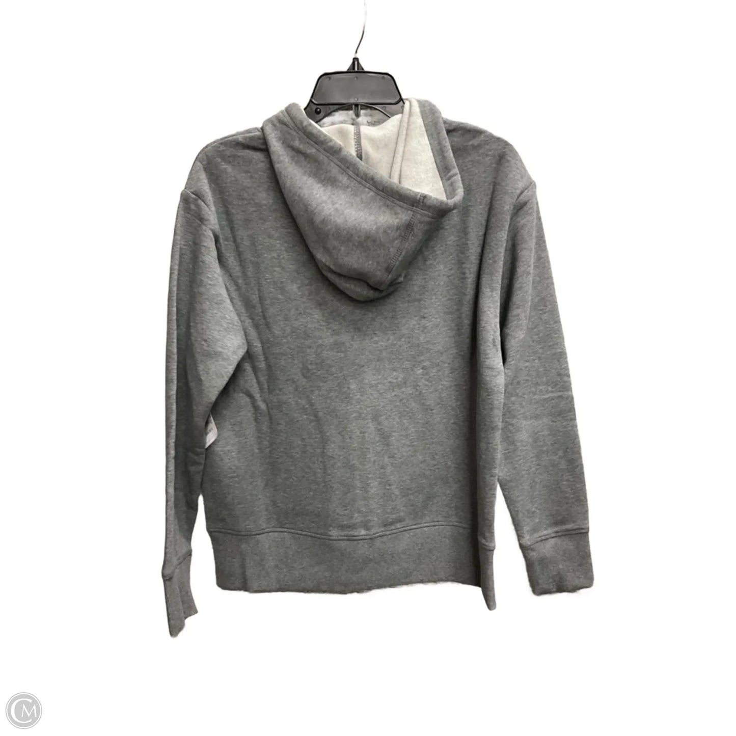 Athletic Jacket By Reebok In Grey, Size: M