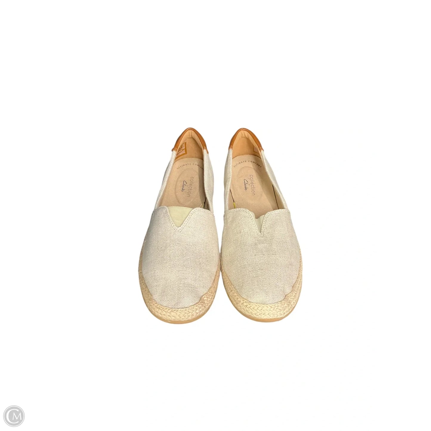 Shoes Flats By Clarks In Tan, Size: 7.5