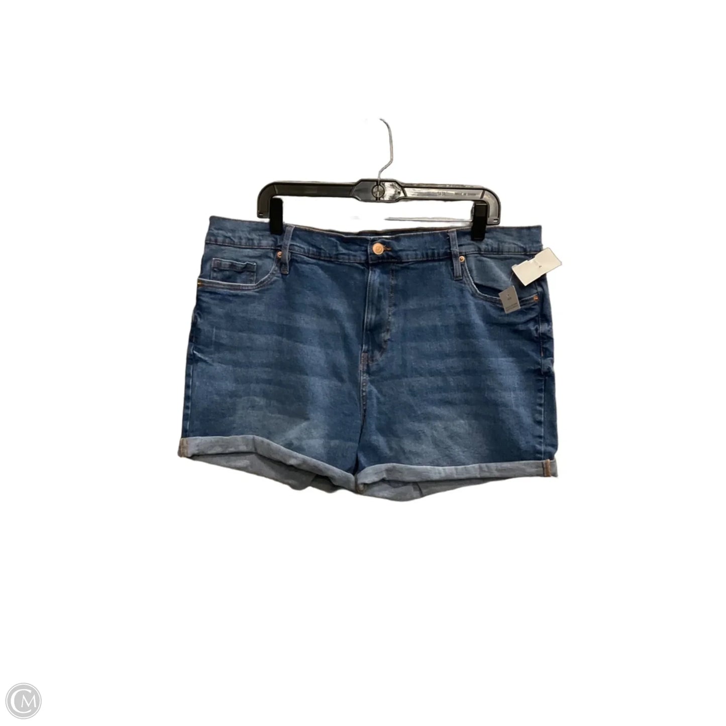 Shorts By Just Be In Blue Denim, Size: 2x