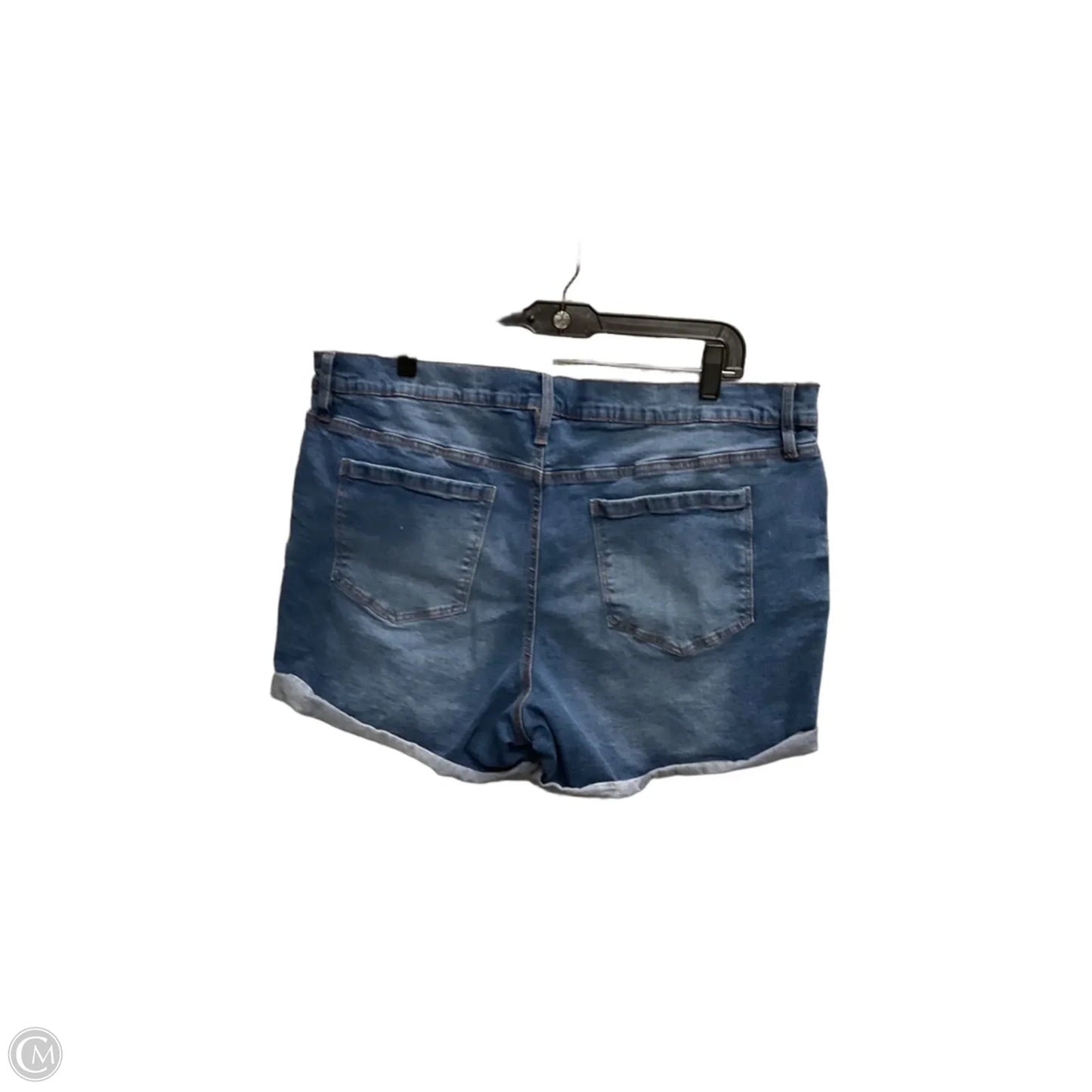 Shorts By Just Be In Blue Denim, Size: 2x