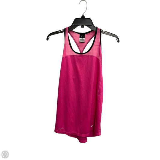 Athletic Tank Top By Nike In Pink, Size: S