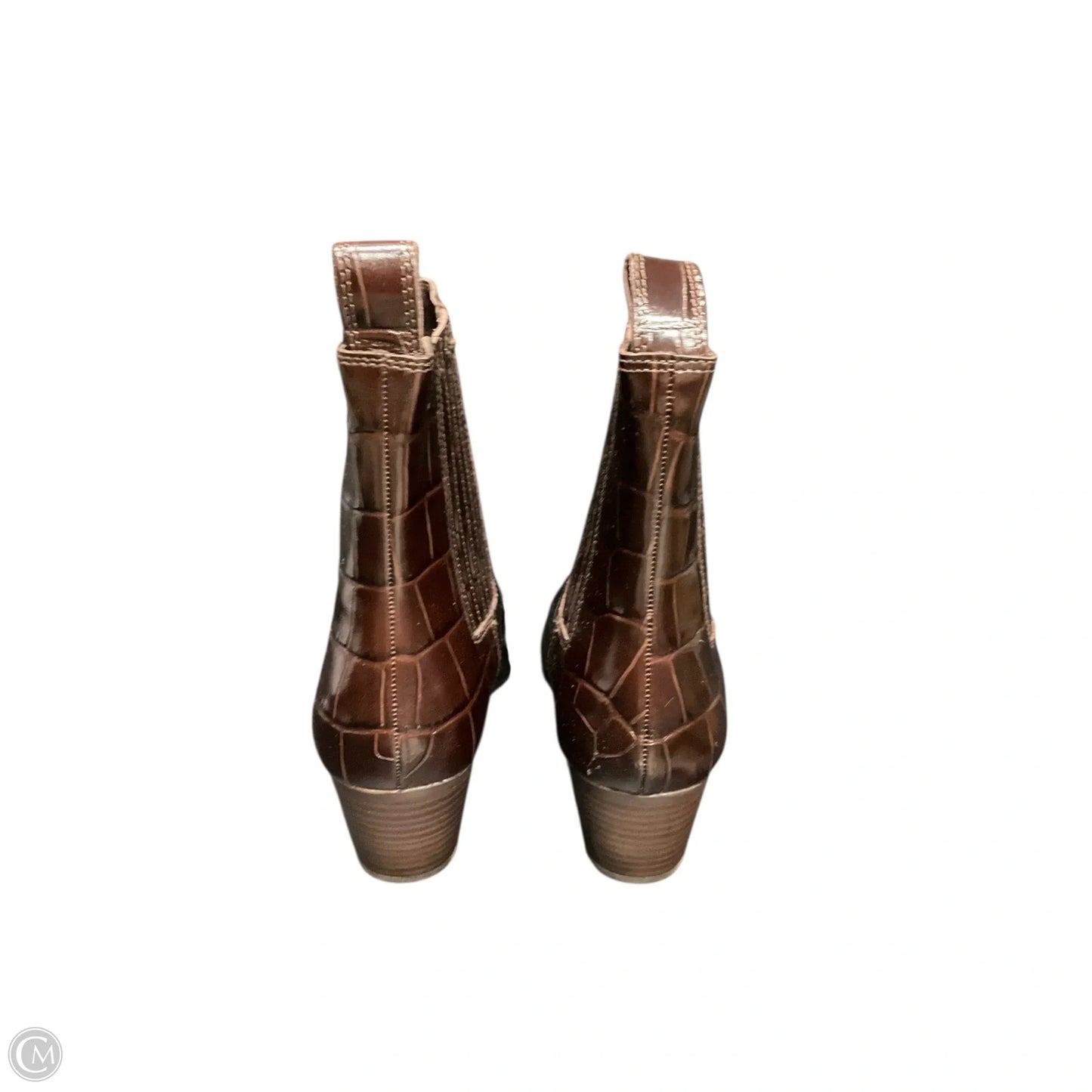 Boots Ankle Heels By J. Crew In Brown, Size: 7.5