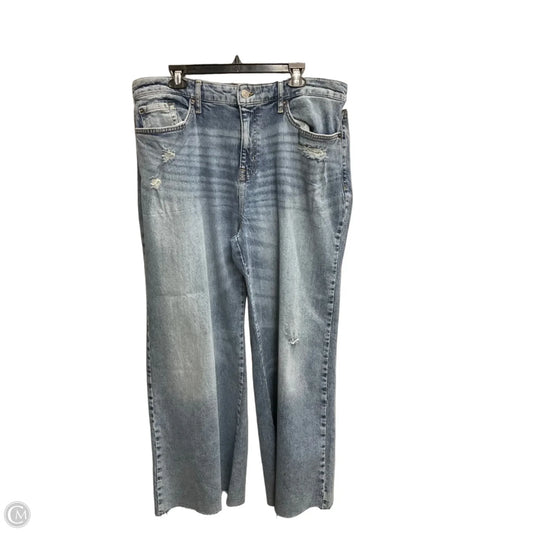 Jeans Wide Leg By Torrid In Blue Denim, Size: 16
