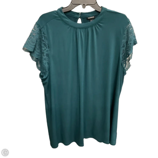 Top Sleeveless By Torrid In Green, Size: 3x