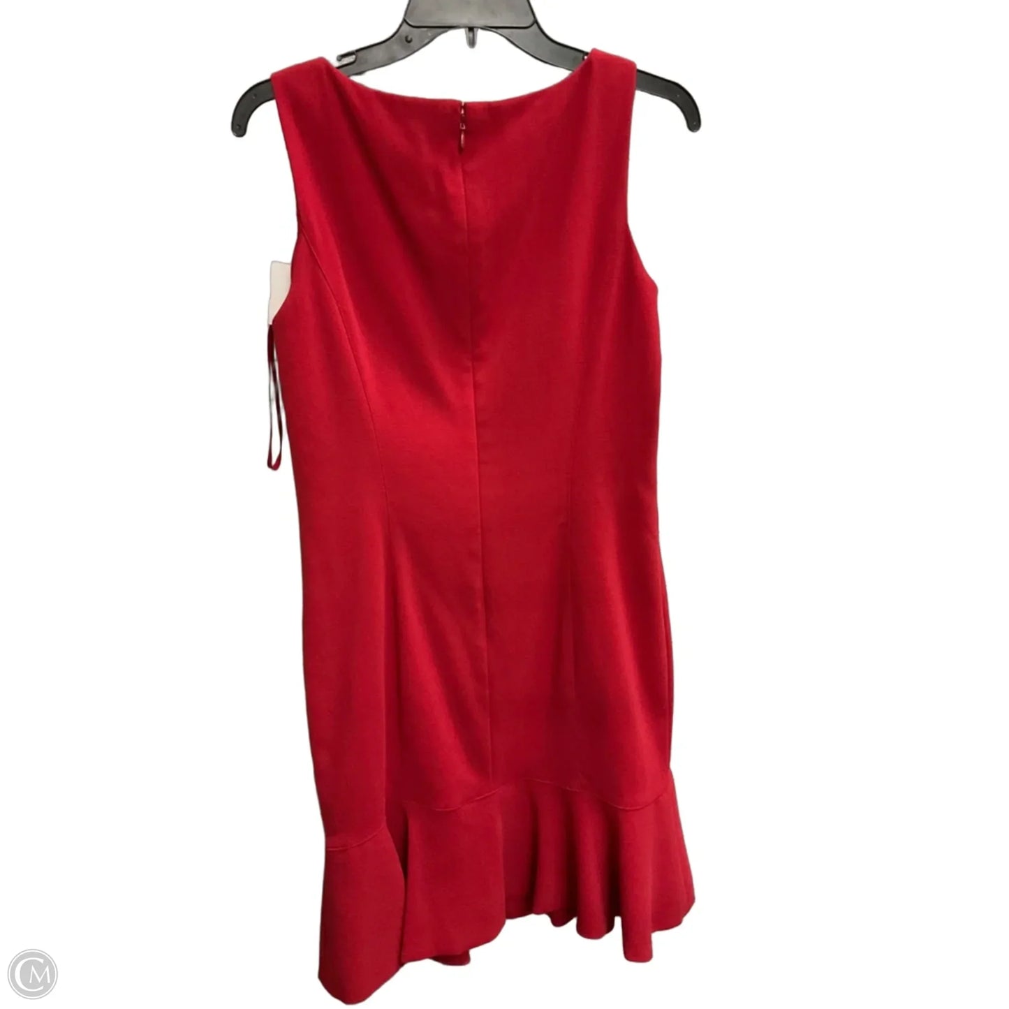 Dress Casual Midi By Lauren By Ralph Lauren In Red, Size: M