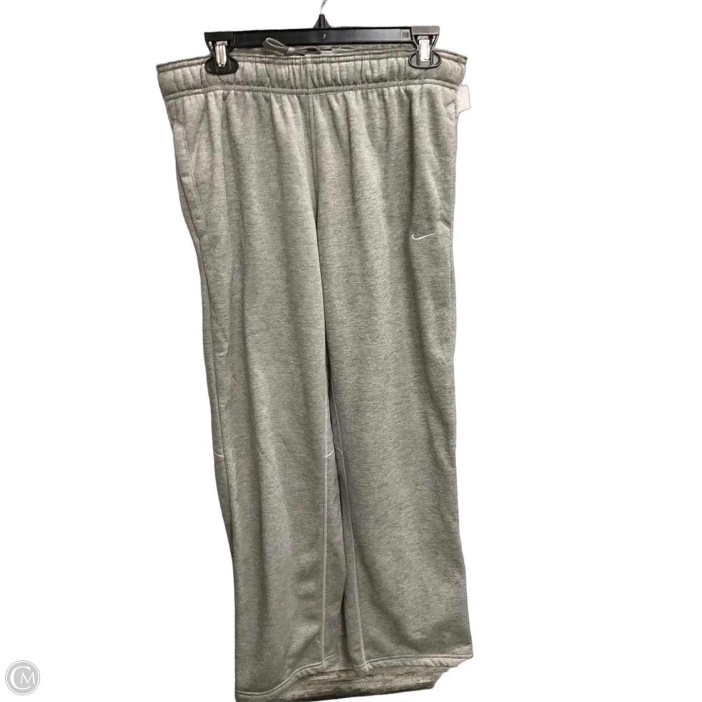 Athletic Pants By Nike In Grey, Size: L