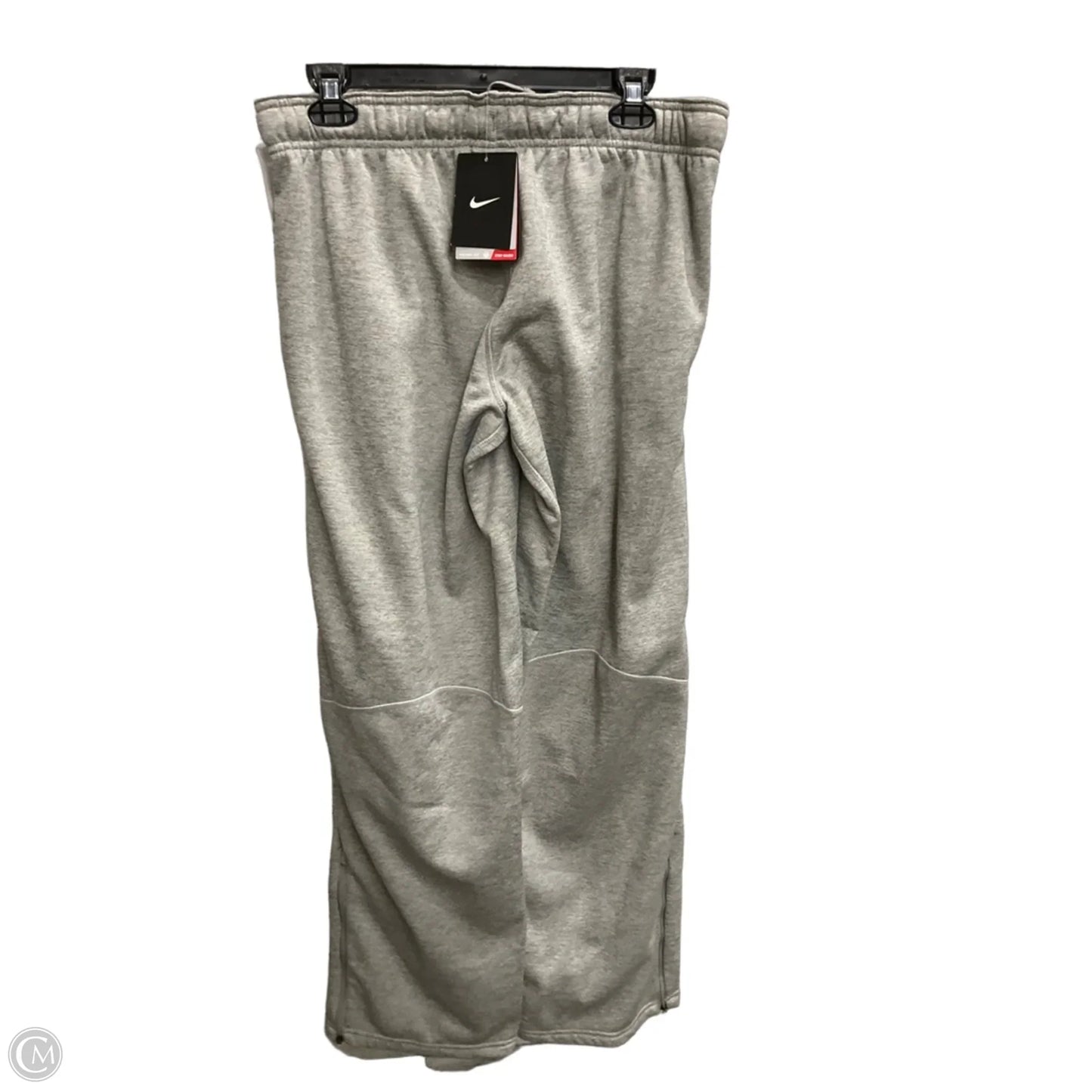 Athletic Pants By Nike In Grey, Size: L