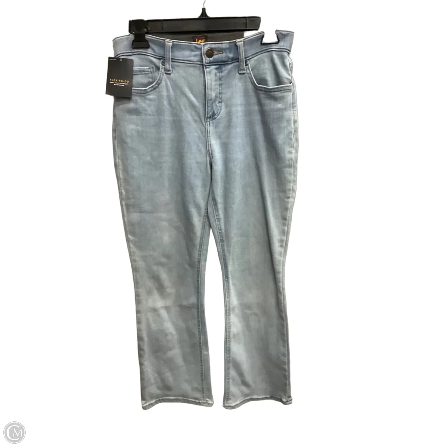 Jeans Straight By Lee In Blue Denim, Size: 6