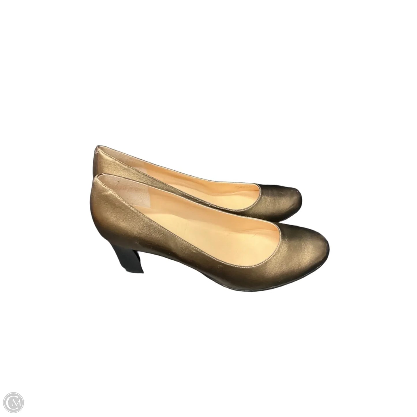 Shoes Heels Block By Cole-haan In Gold, Size: 8.5
