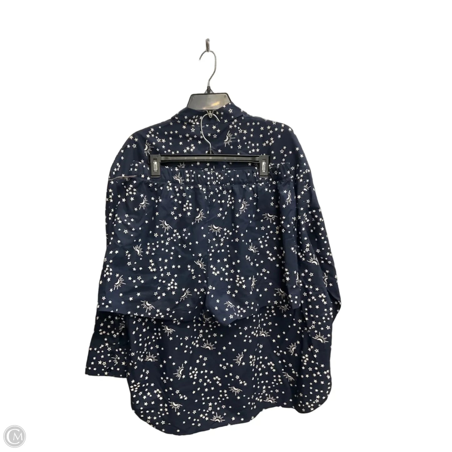 Pajamas 2pc By Loft In Navy, Size: M