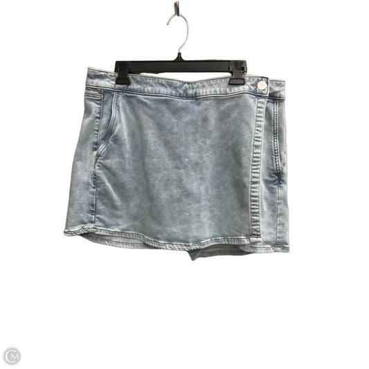 Skirt Midi By Lane Bryant In Blue Denim, Size: 14