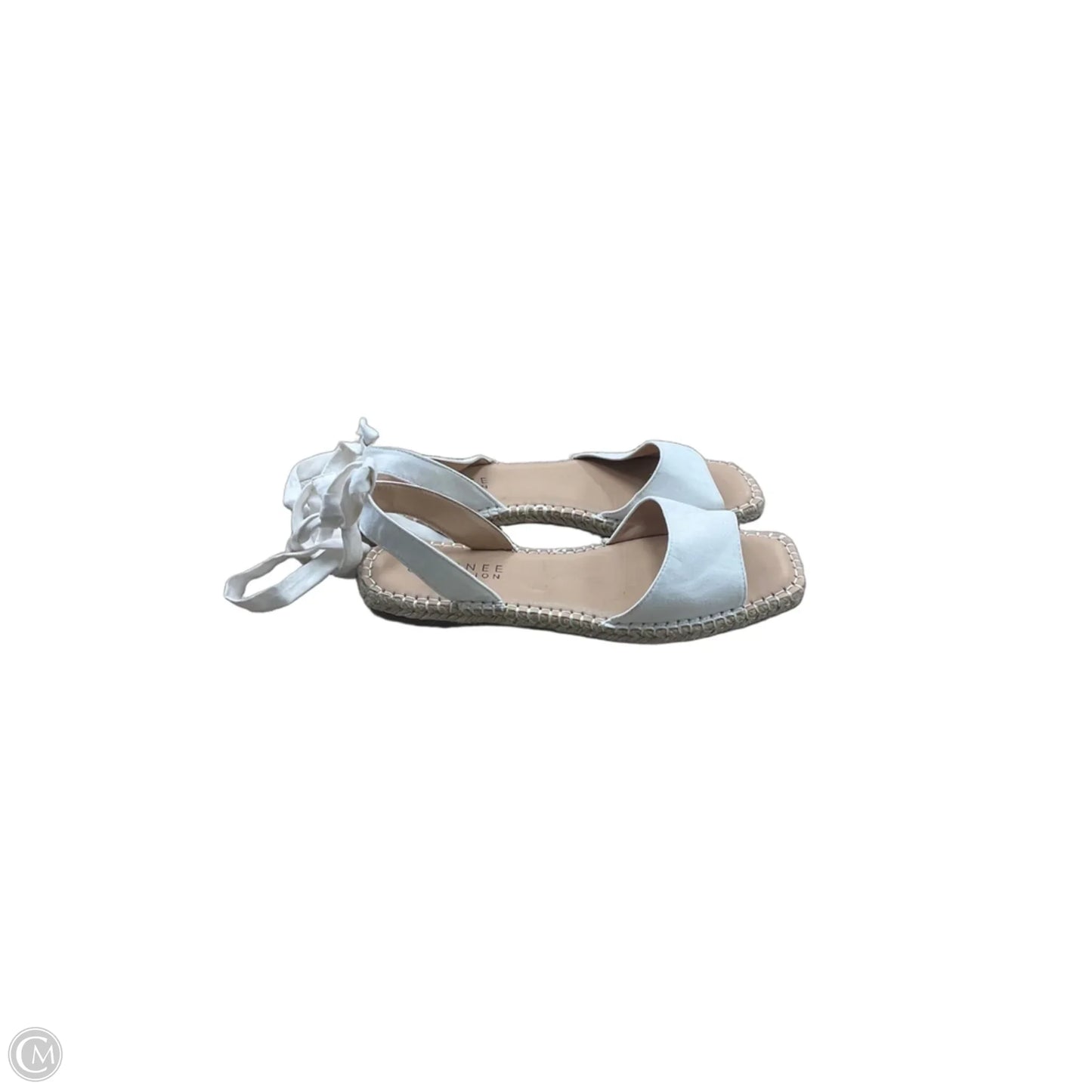 Sandals Flats By Journee In Ivory, Size: 9.5