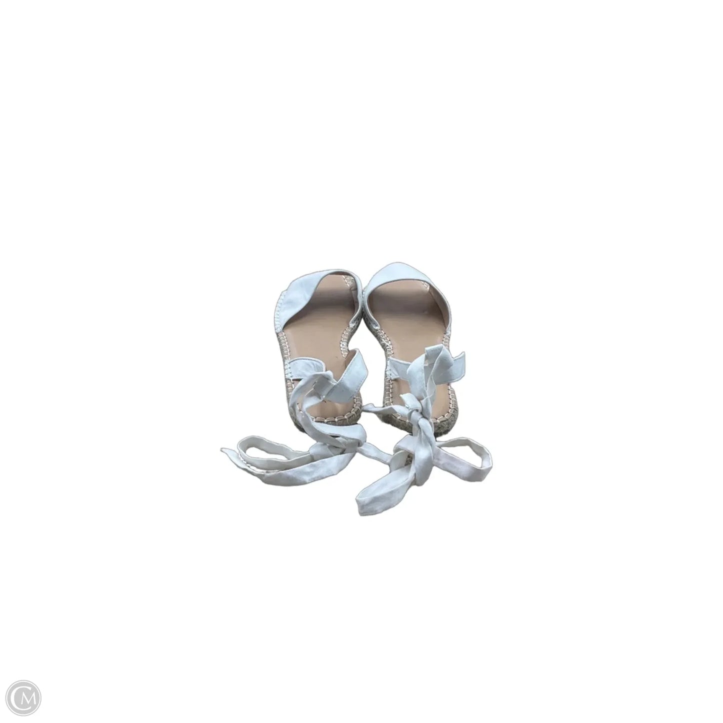 Sandals Flats By Journee In Ivory, Size: 9.5