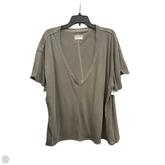 Top Short Sleeve By We The Free In Green, Size: L