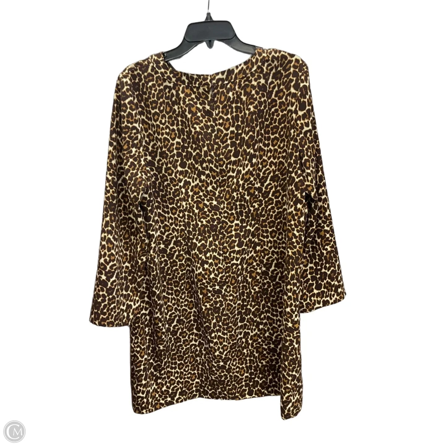 Dress Casual Midi By J. Crew In Animal Print, Size: 14
