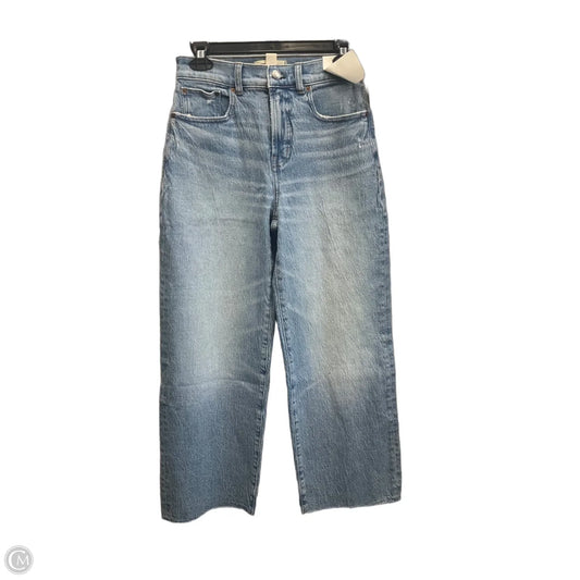Jeans Wide Leg By Madewell In Blue Denim, Size: 6