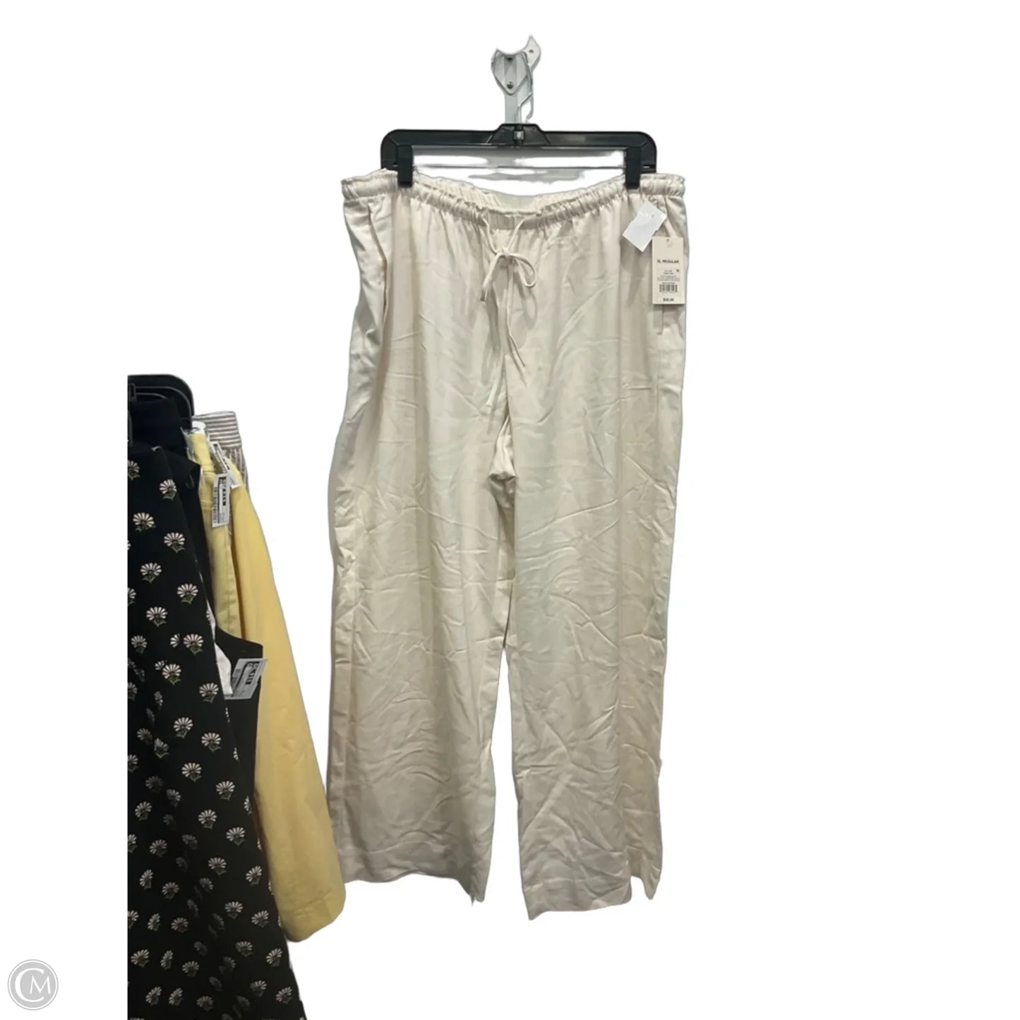 Pants Lounge By A New Day In Ivory, Size: 16