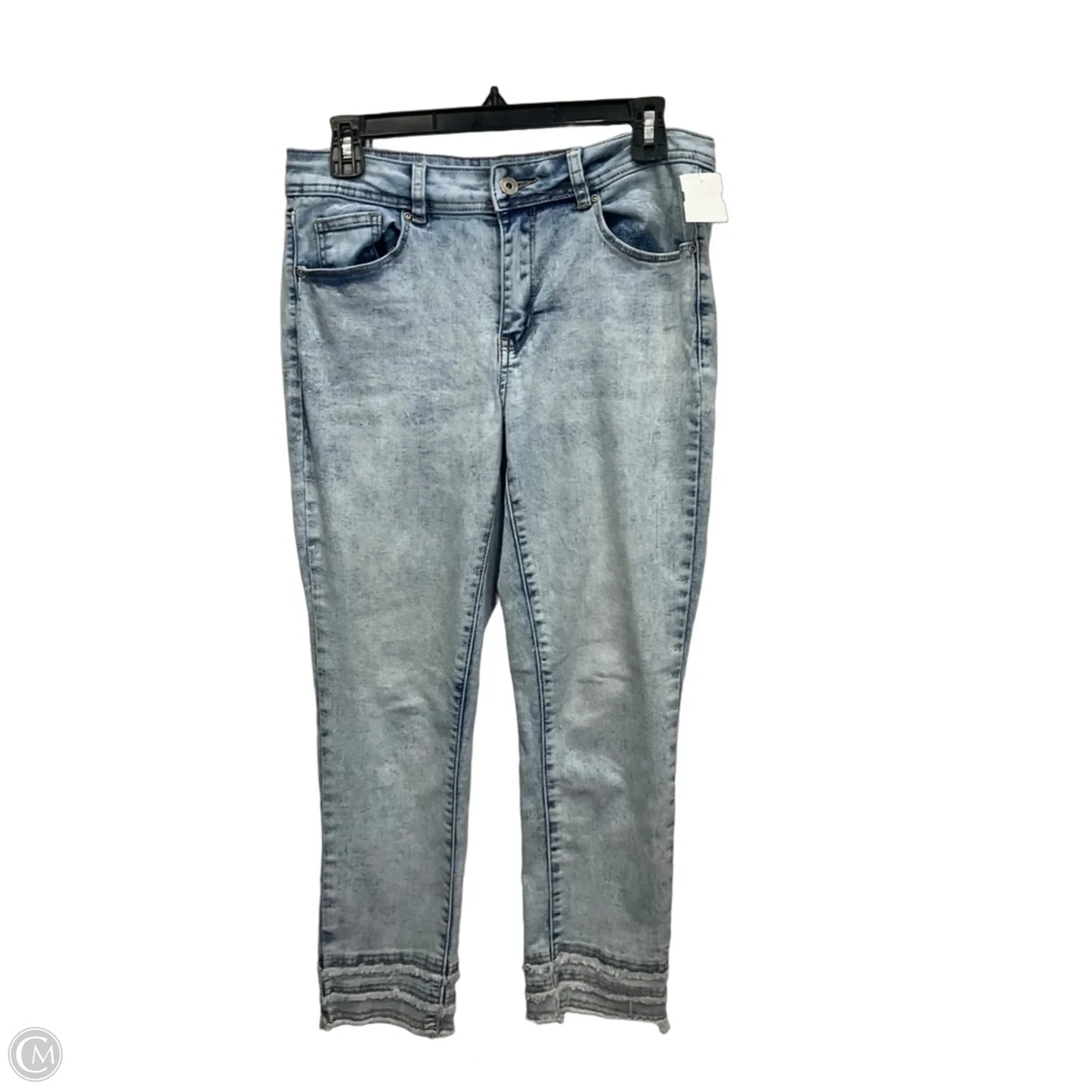 Jeans Straight By Charlie B In Blue Denim, Size: 6