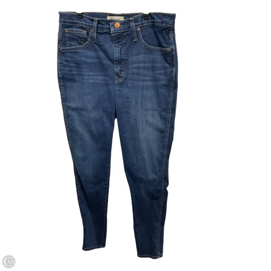 Jeans Straight By Madewell In Blue Denim, Size: 8