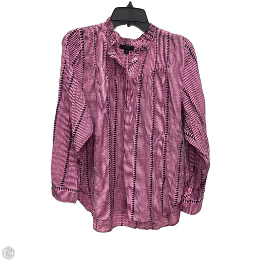 Top Long Sleeve By J. Crew In Purple, Size: Xl