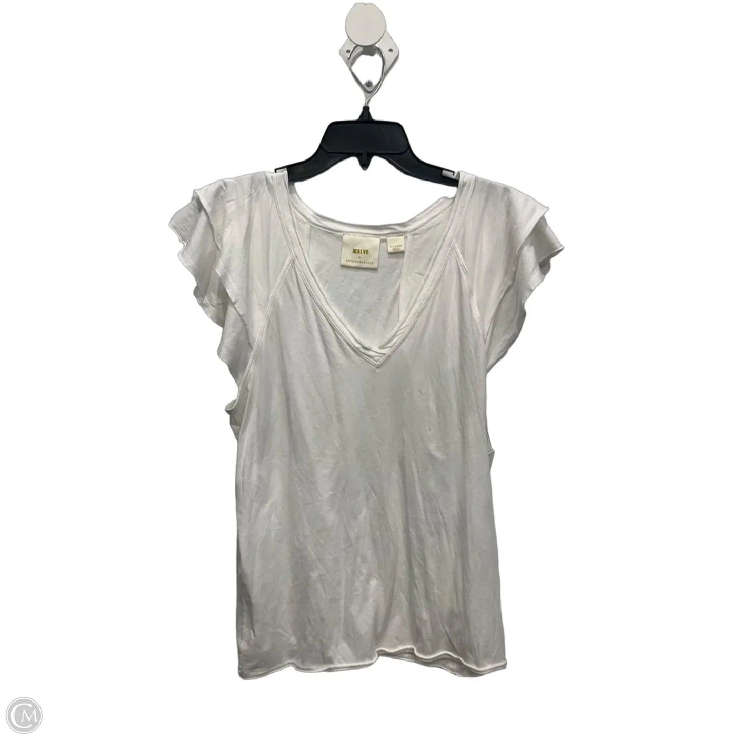 Top Sleeveless By Maeve In White, Size: Xl