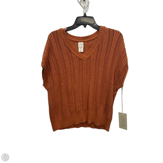 Top Sleeveless By Joie In Brown, Size: L