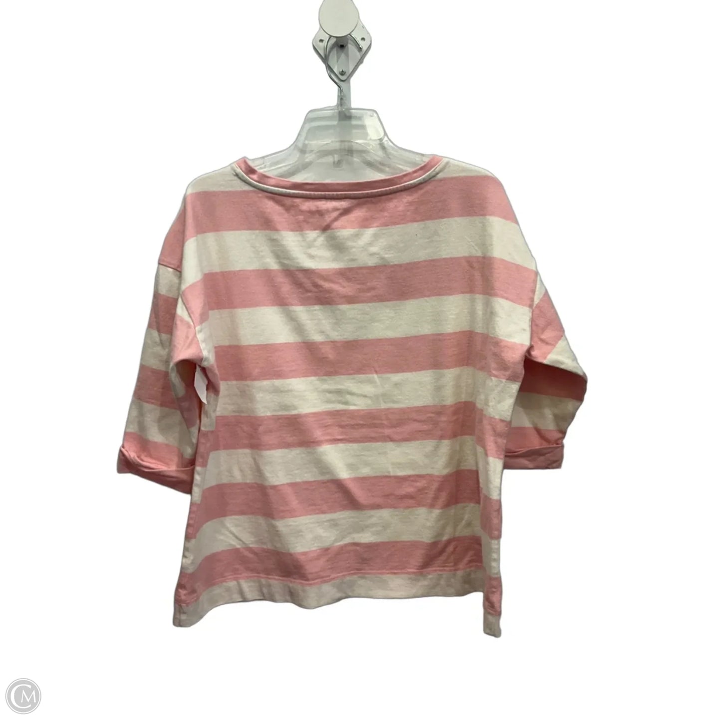 Top Long Sleeve By Talbots In Striped Pattern, Size: 1x