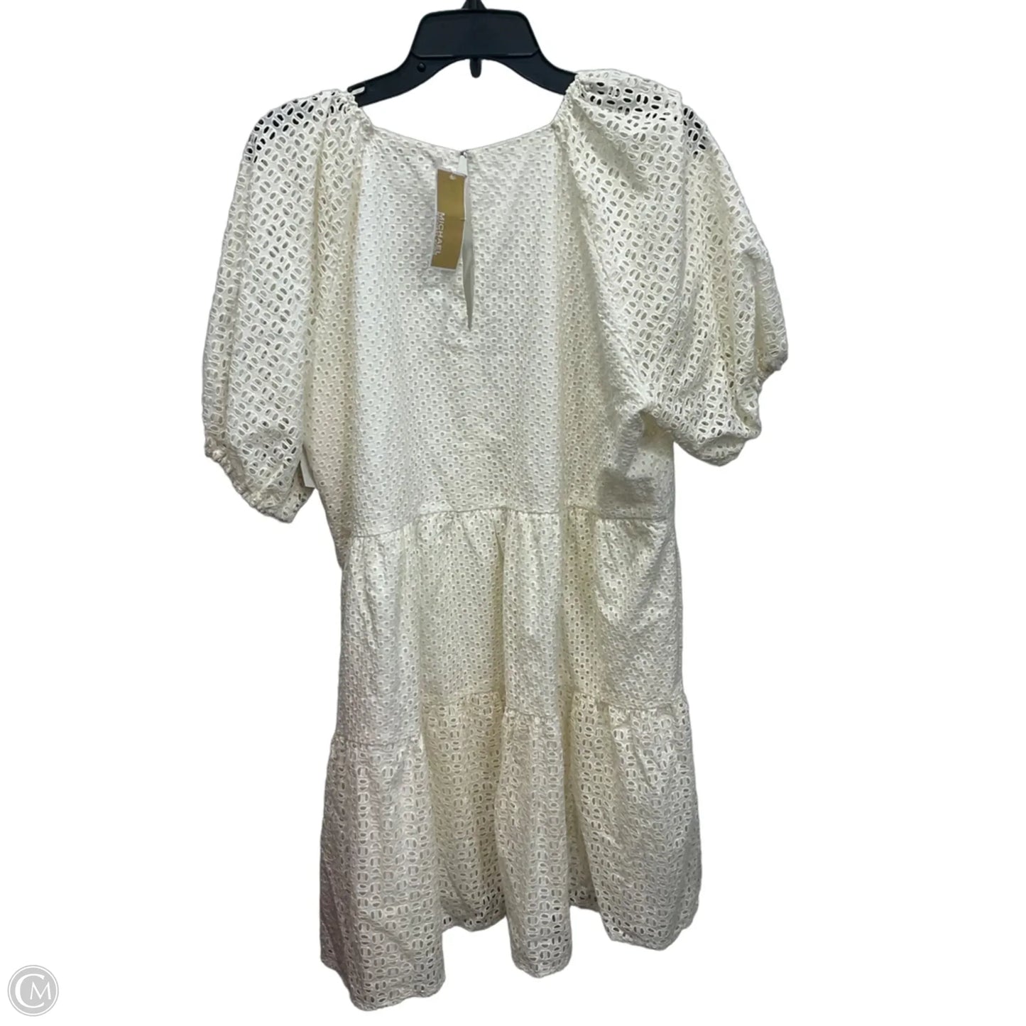Dress Casual Midi By Michael By Michael Kors In Cream, Size: Xl