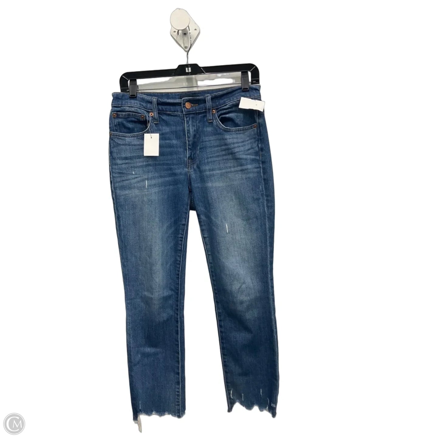 Jeans Straight By J. Crew In Blue Denim, Size: 2