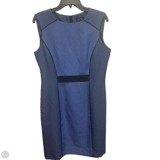 Dress Casual Midi By Tahari In Blue, Size: M