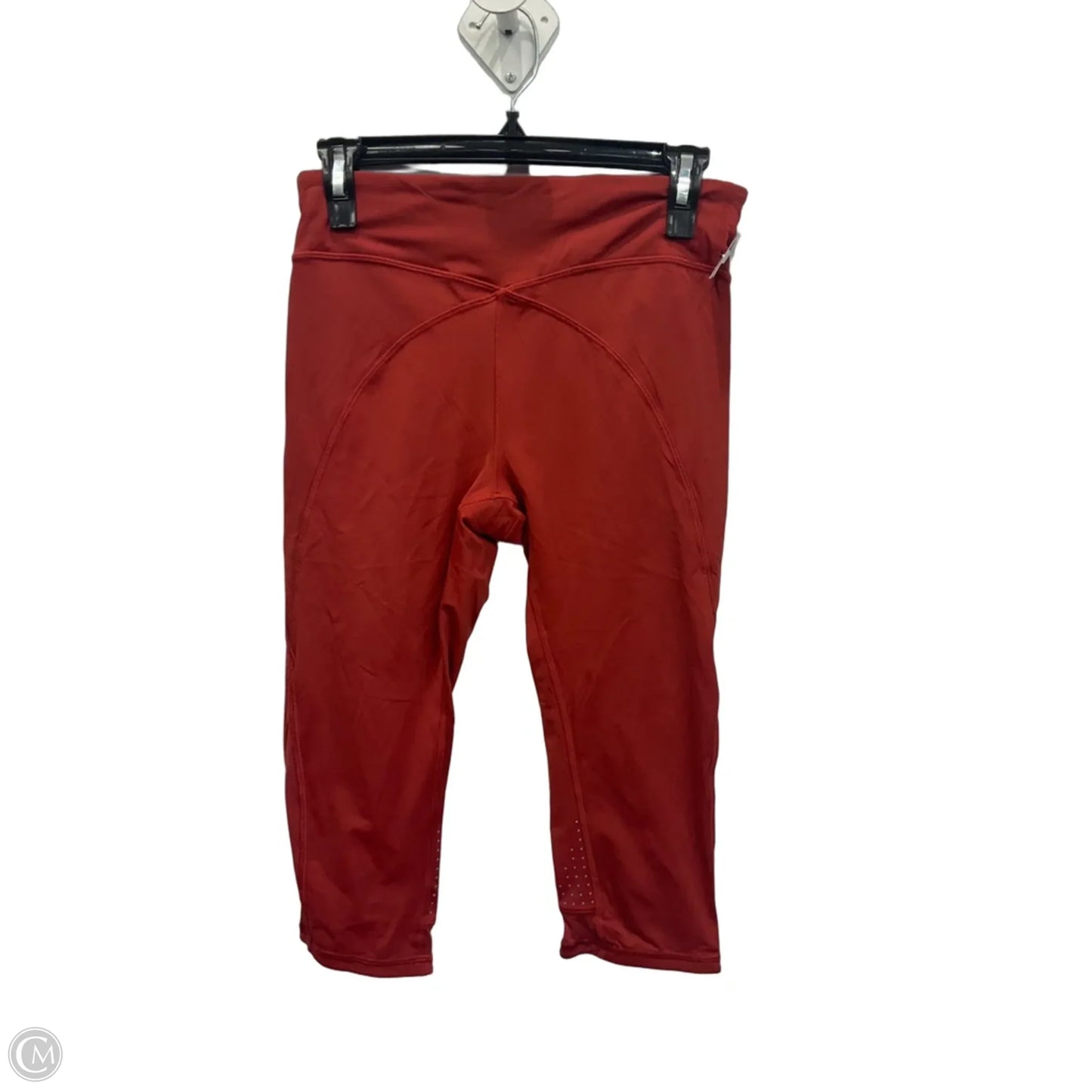 Athletic Leggings By Lululemon In Orange, Size: M