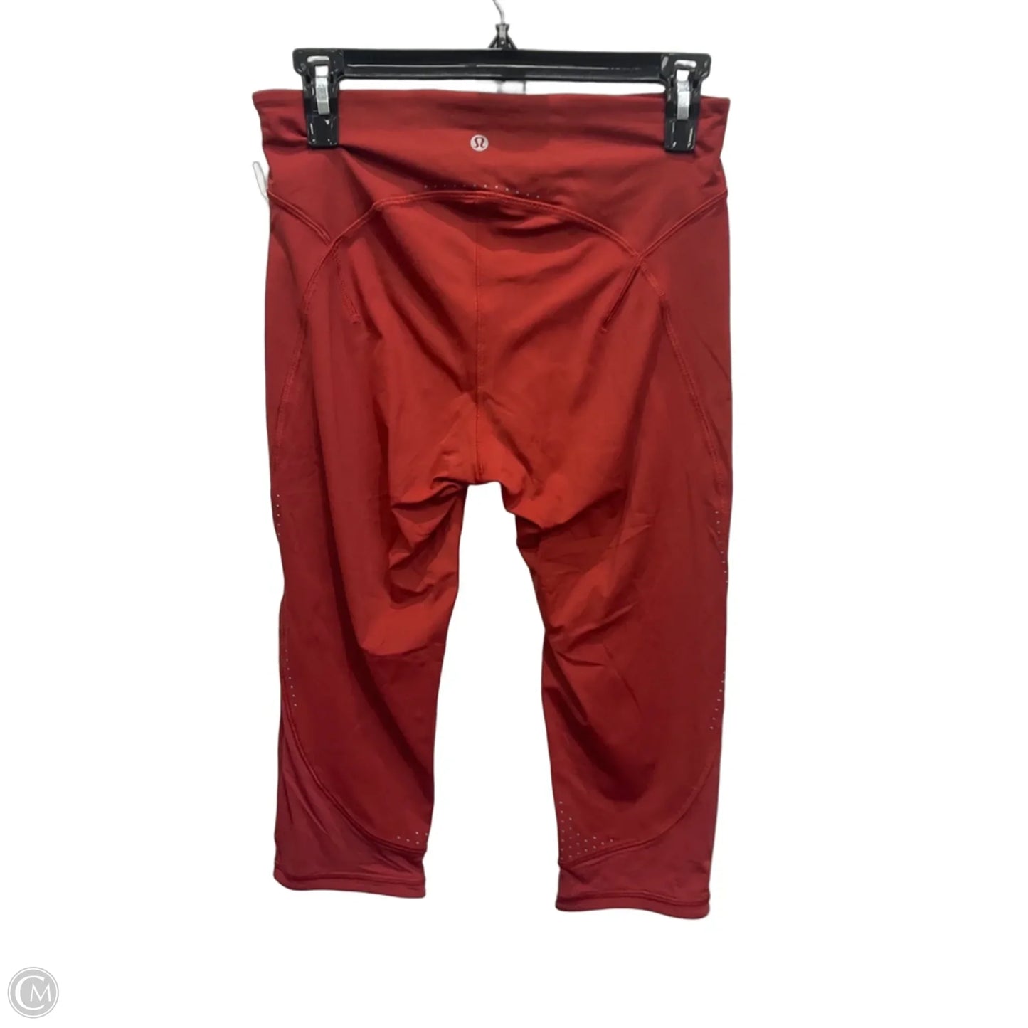 Athletic Leggings By Lululemon In Orange, Size: M