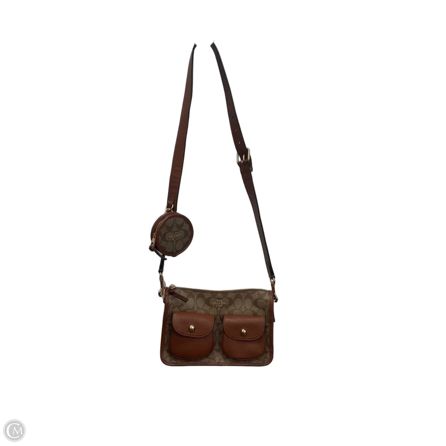 Crossbody Designer By Coach, Size: Small