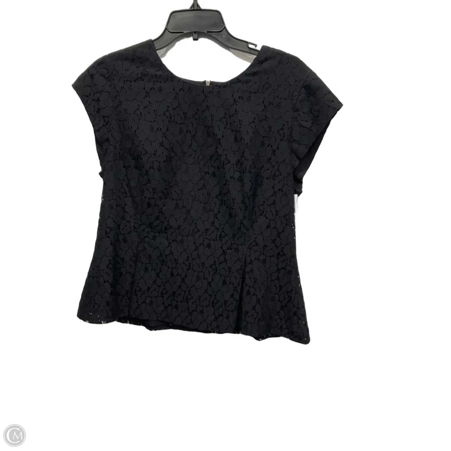 Top Sleeveless By Halogen In Black, Size: L