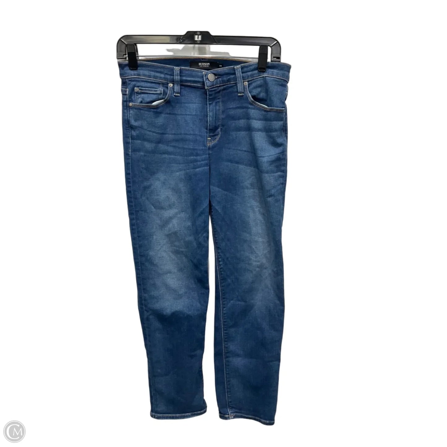Jeans Straight By Hudson In Blue Denim, Size: 6