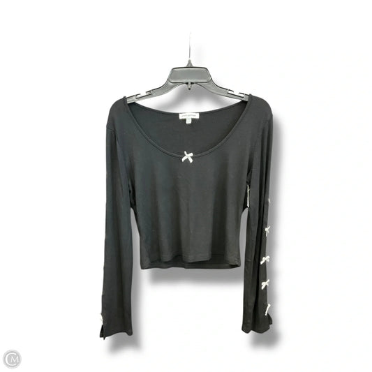 Top Long Sleeve By Clothes Mentor In Black, Size: Xl