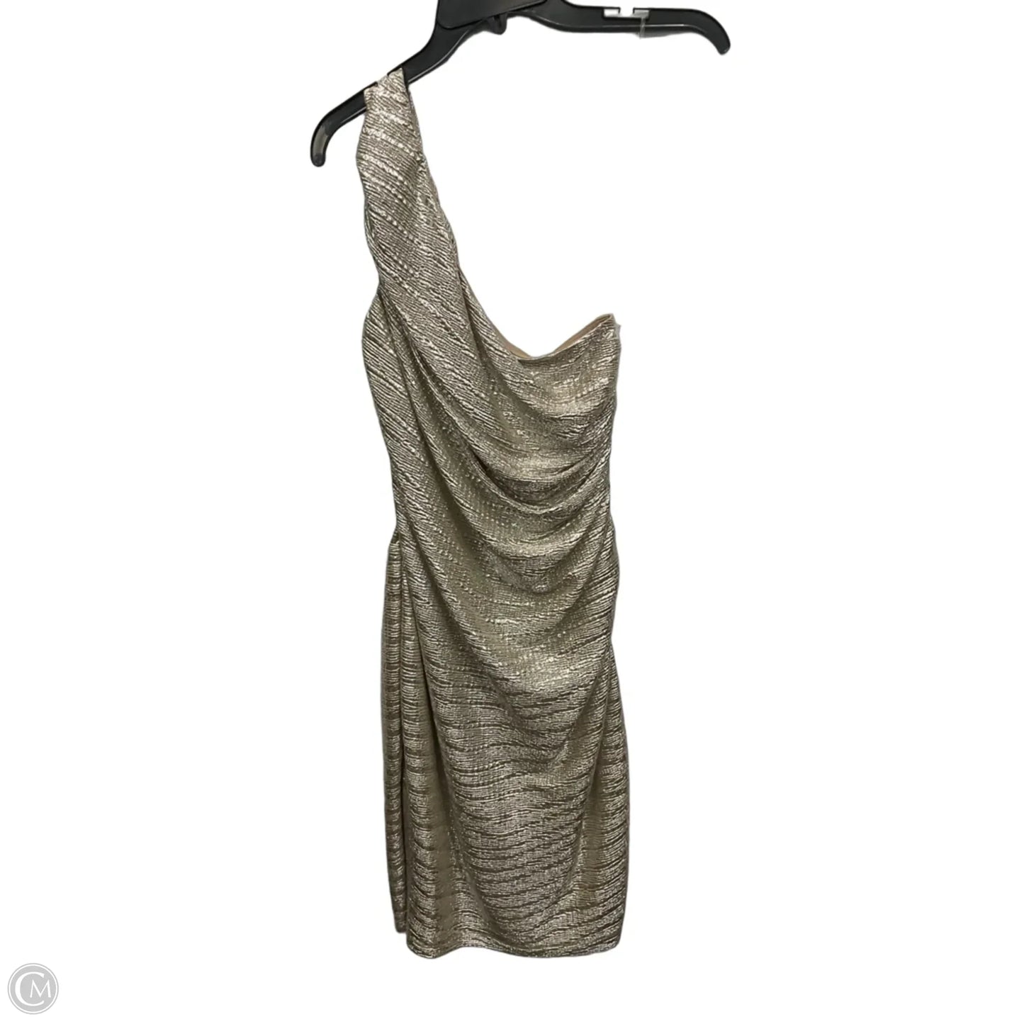 Dress Casual Midi By Connected Apparel In Gold, Size: L