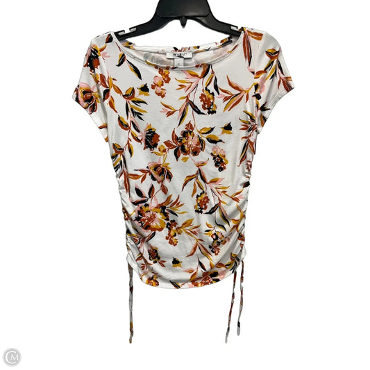 Top Short Sleeve By White House Black Market In Multi-colored, Size: S