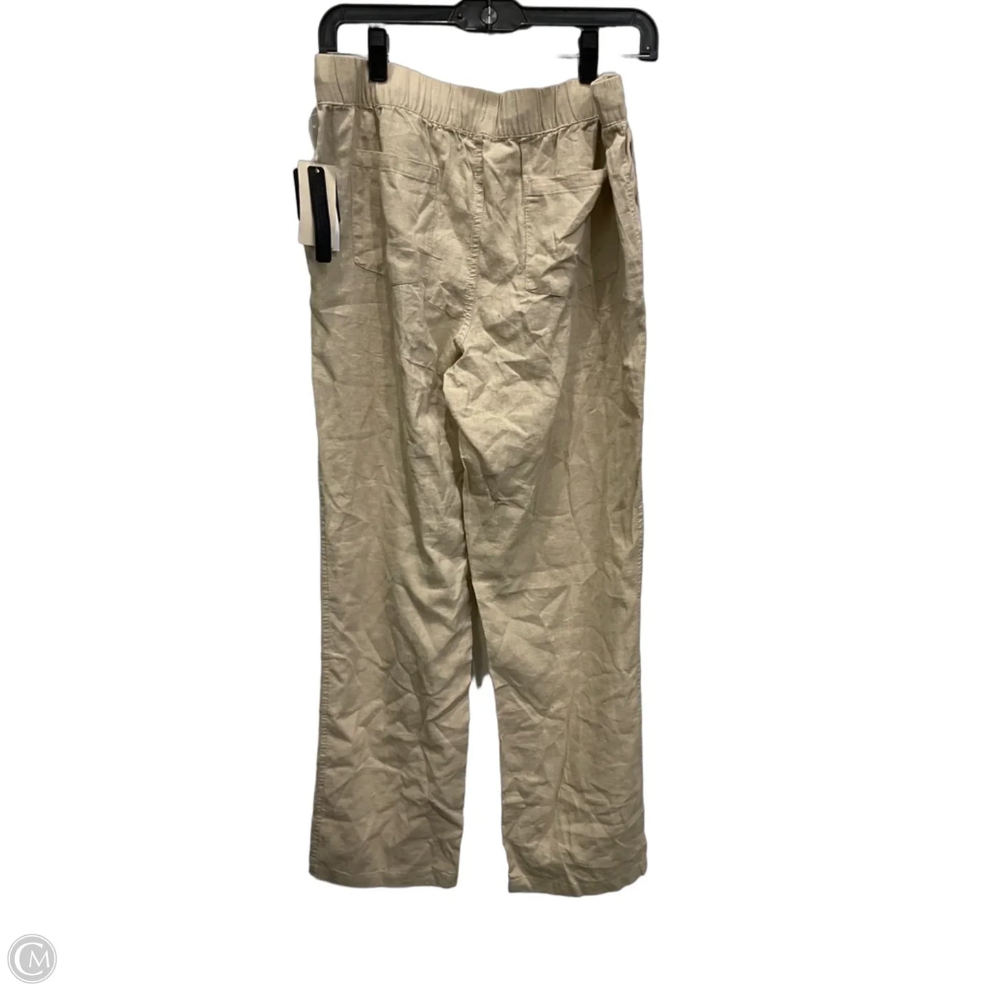 Pants Linen By Magaschoni In Tan, Size: 6p