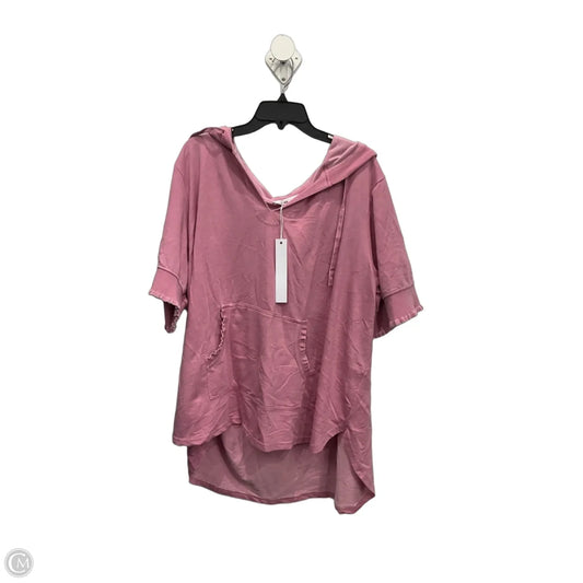 Top Short Sleeve By Jane And Delancey In Pink, Size: 3x
