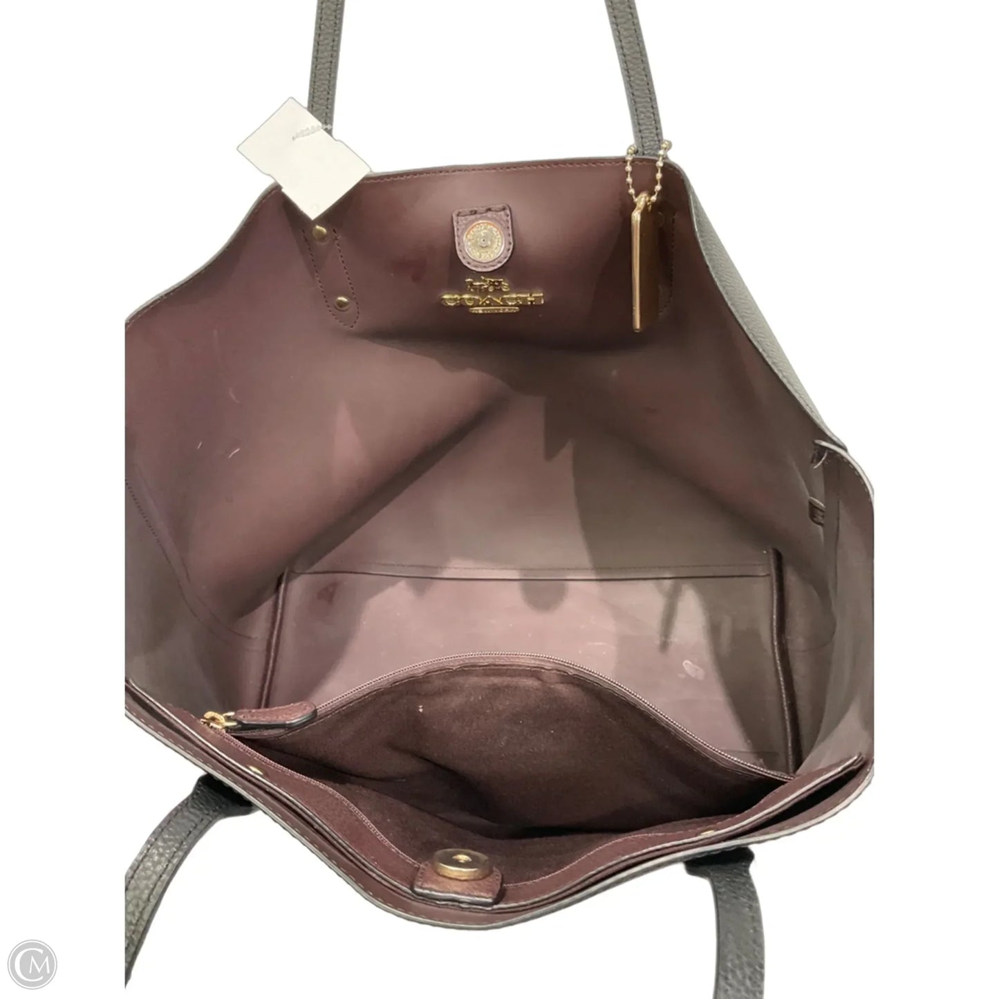 Tote Designer By Coach, Size: Large