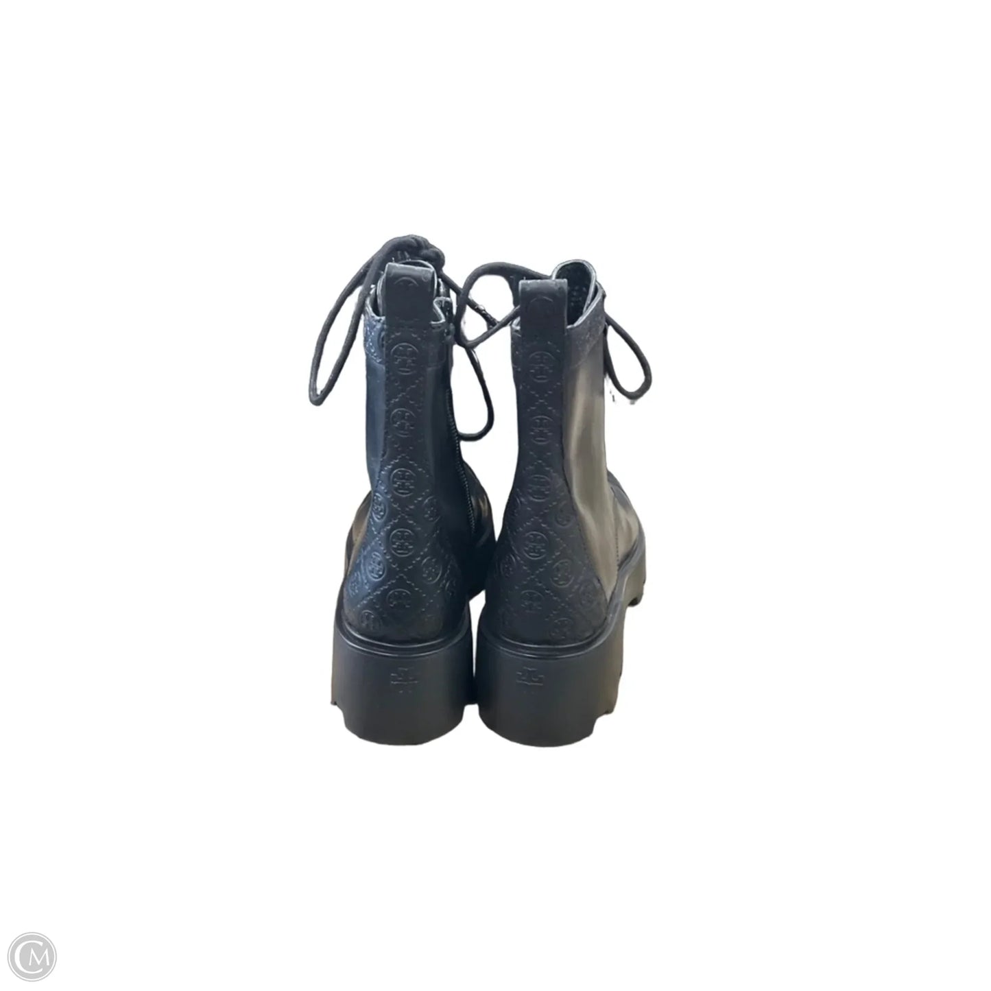 Boots Luxury Designer By Tory Burch In Black, Size: 9.5