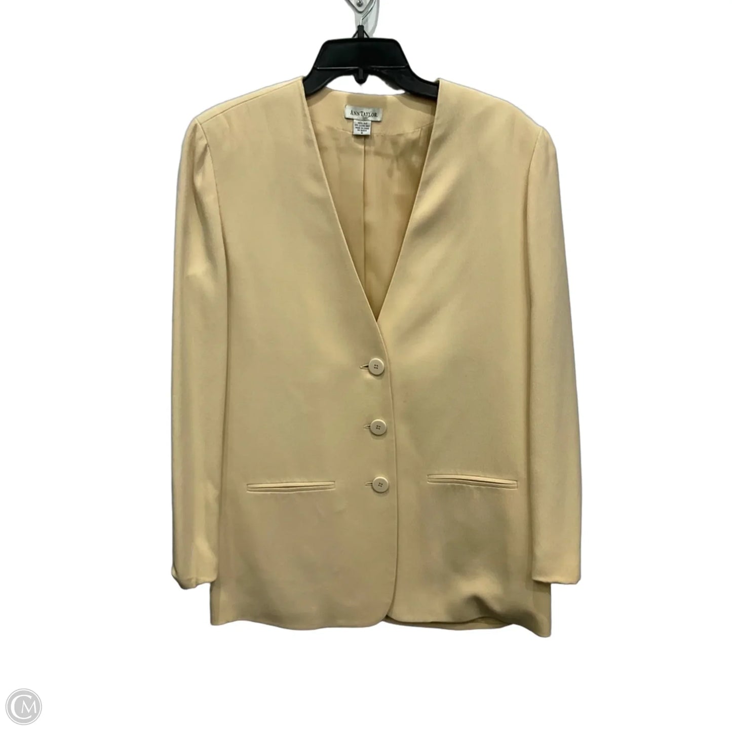 Pants Suit 2pc By Ann Taylor In Yellow, Size: 6