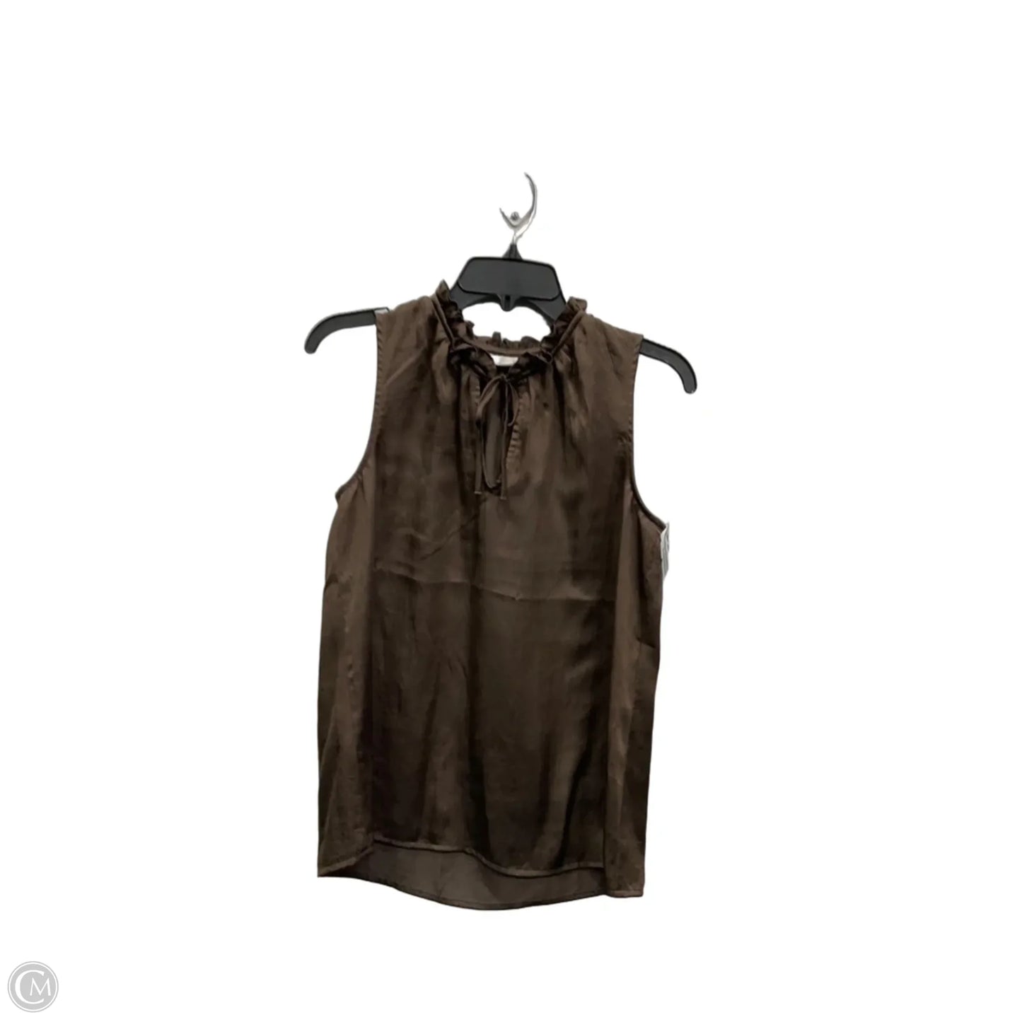 Top Sleeveless By Loft In Brown, Size: S