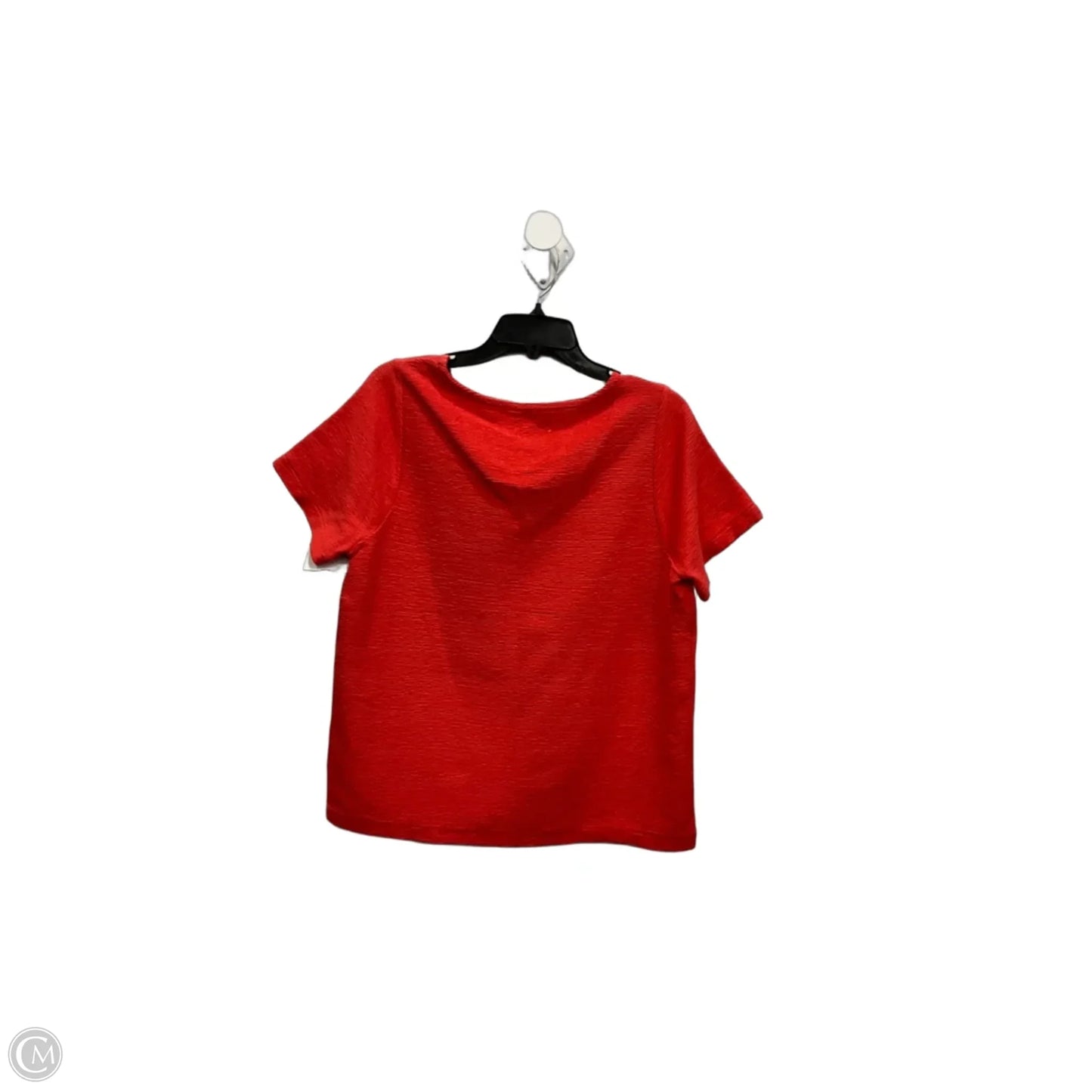 Top Short Sleeve By Madewell In Orange, Size: M